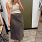 Skyfall Polka Dot Midi Skirt