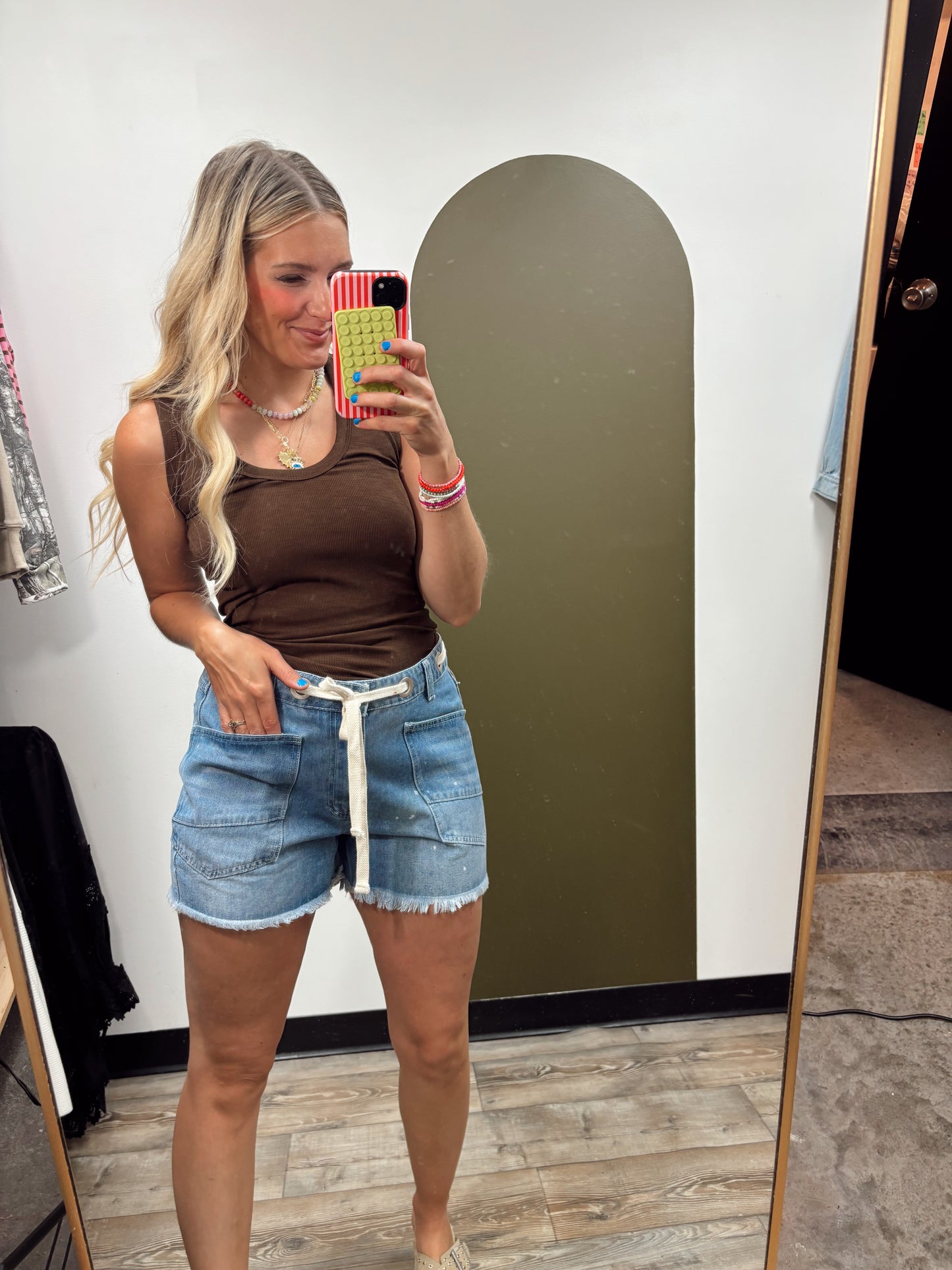 Kelsey Tank Top (Brown)