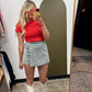 Luciana Detail Denim Skort