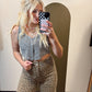 Cassandra Knit Vest (B&W)