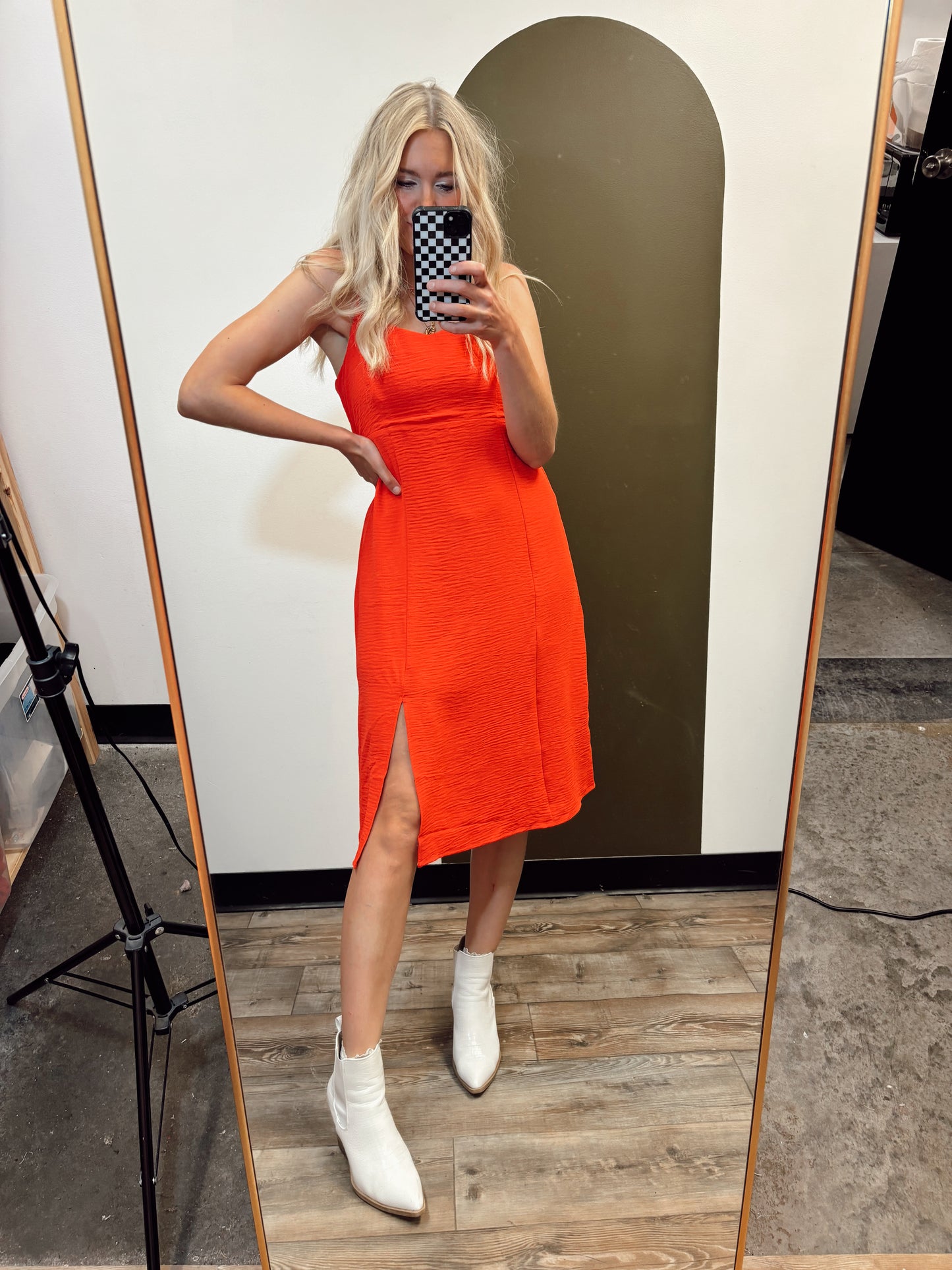Summer Vixen Tie Dress (Red)