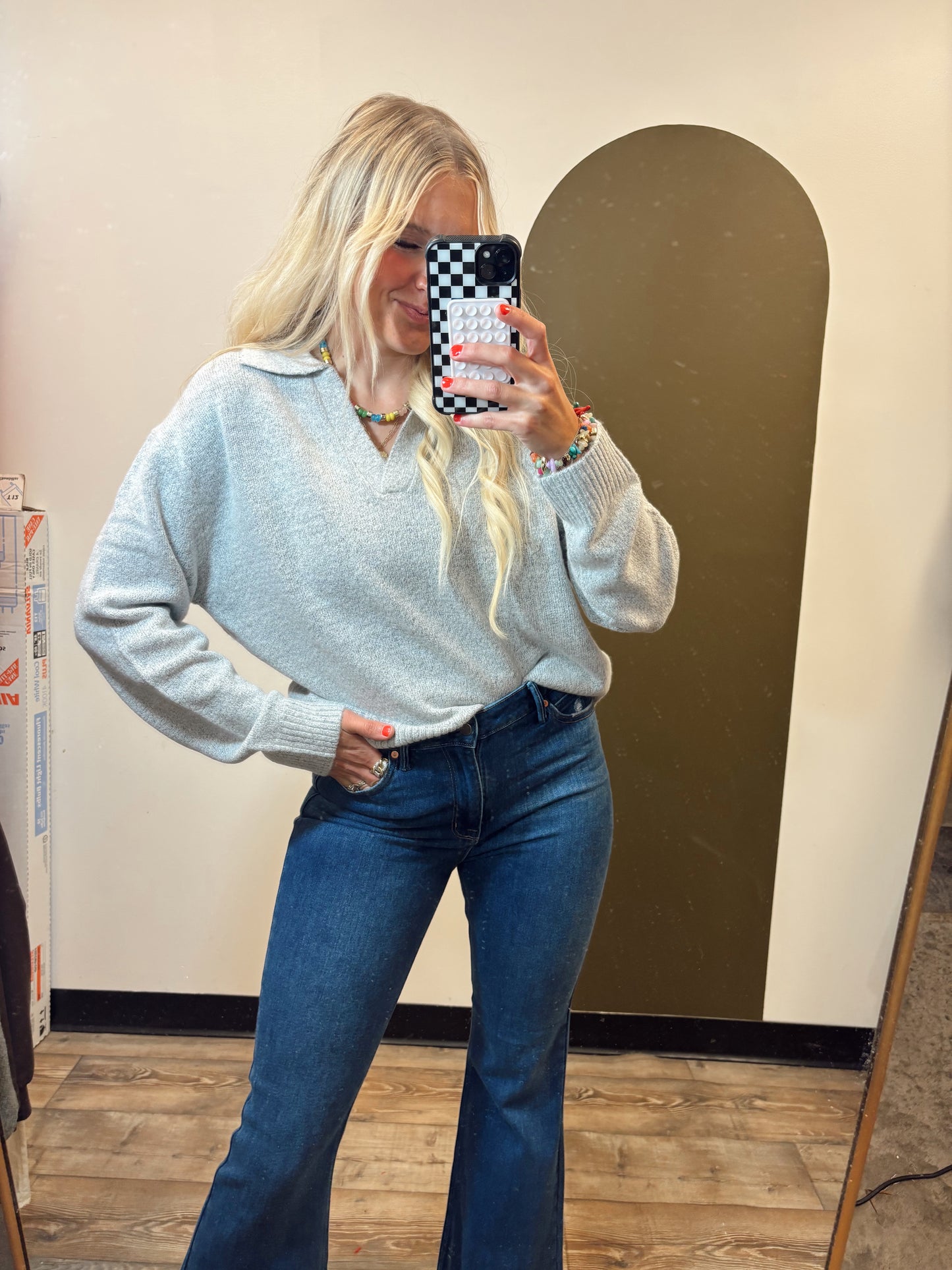 Joanie Sweater (Grey)