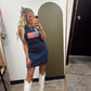 American Flag Knit Dress