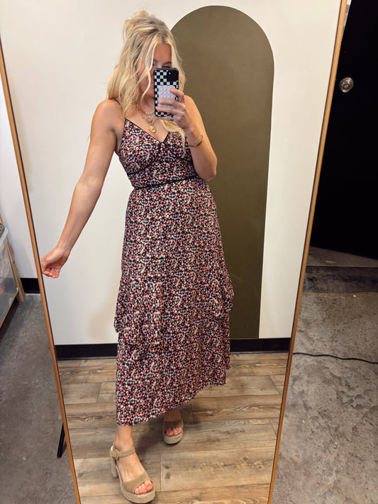 Magnolia Floral Maxi Dress