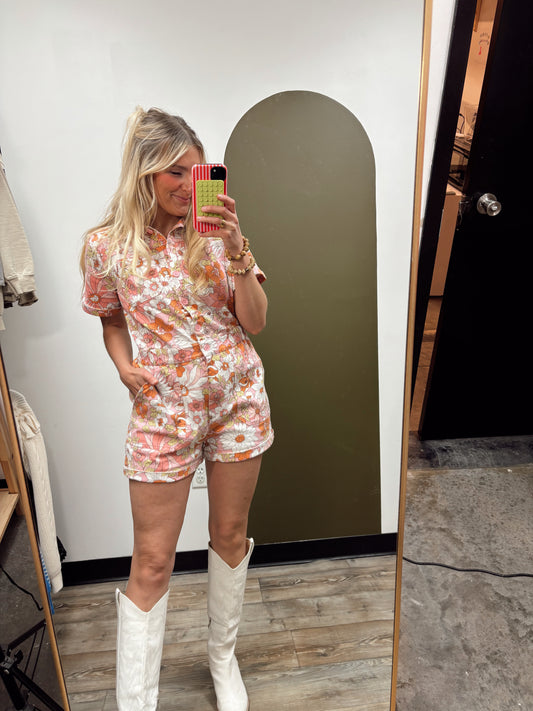 Primrose Floral Romper