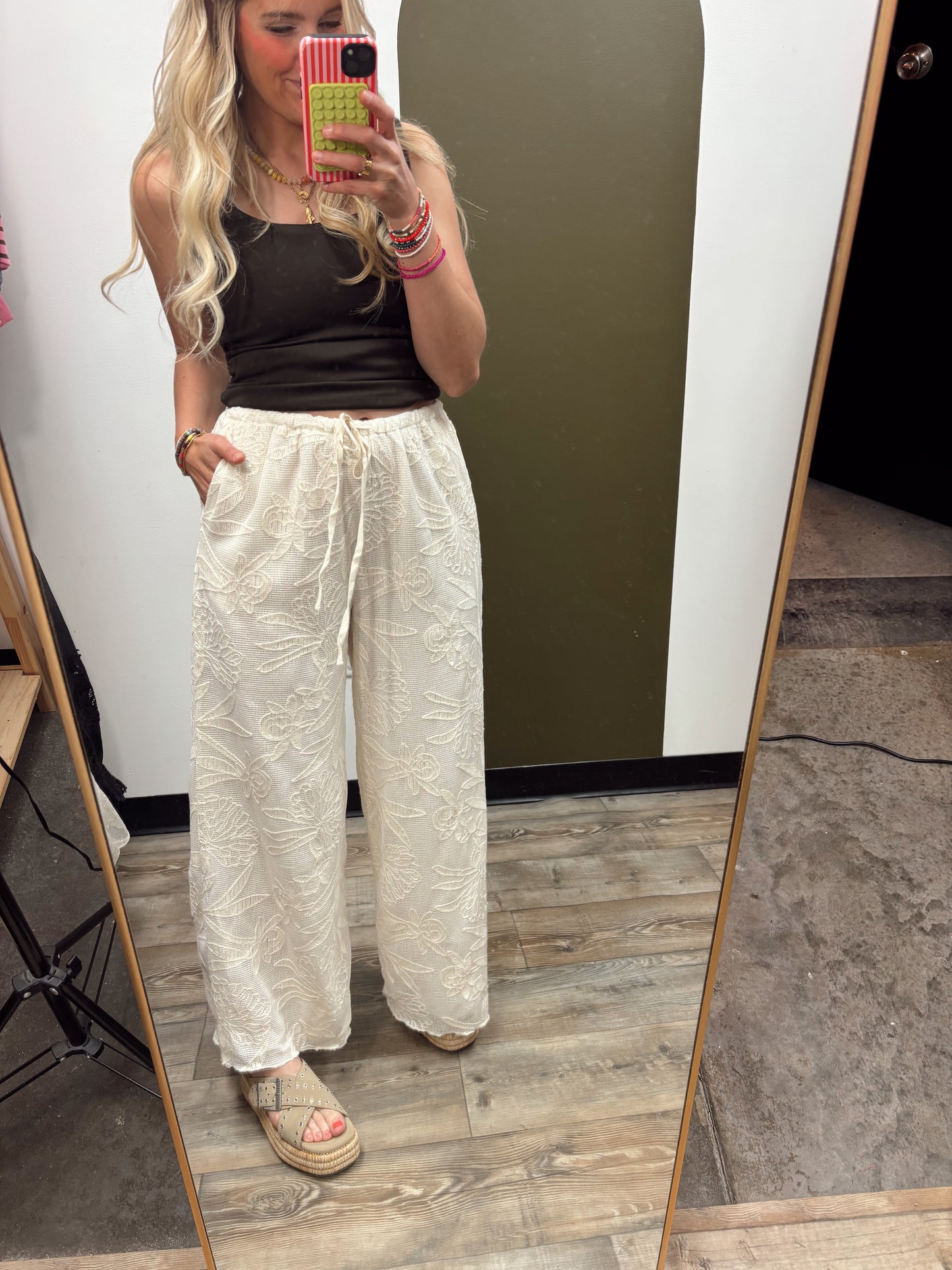 Boca Crochet Pant (Cream)