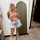 Lyla Stripe Tank (Red)