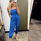Capri Balloon Jumpsuit (Blue)