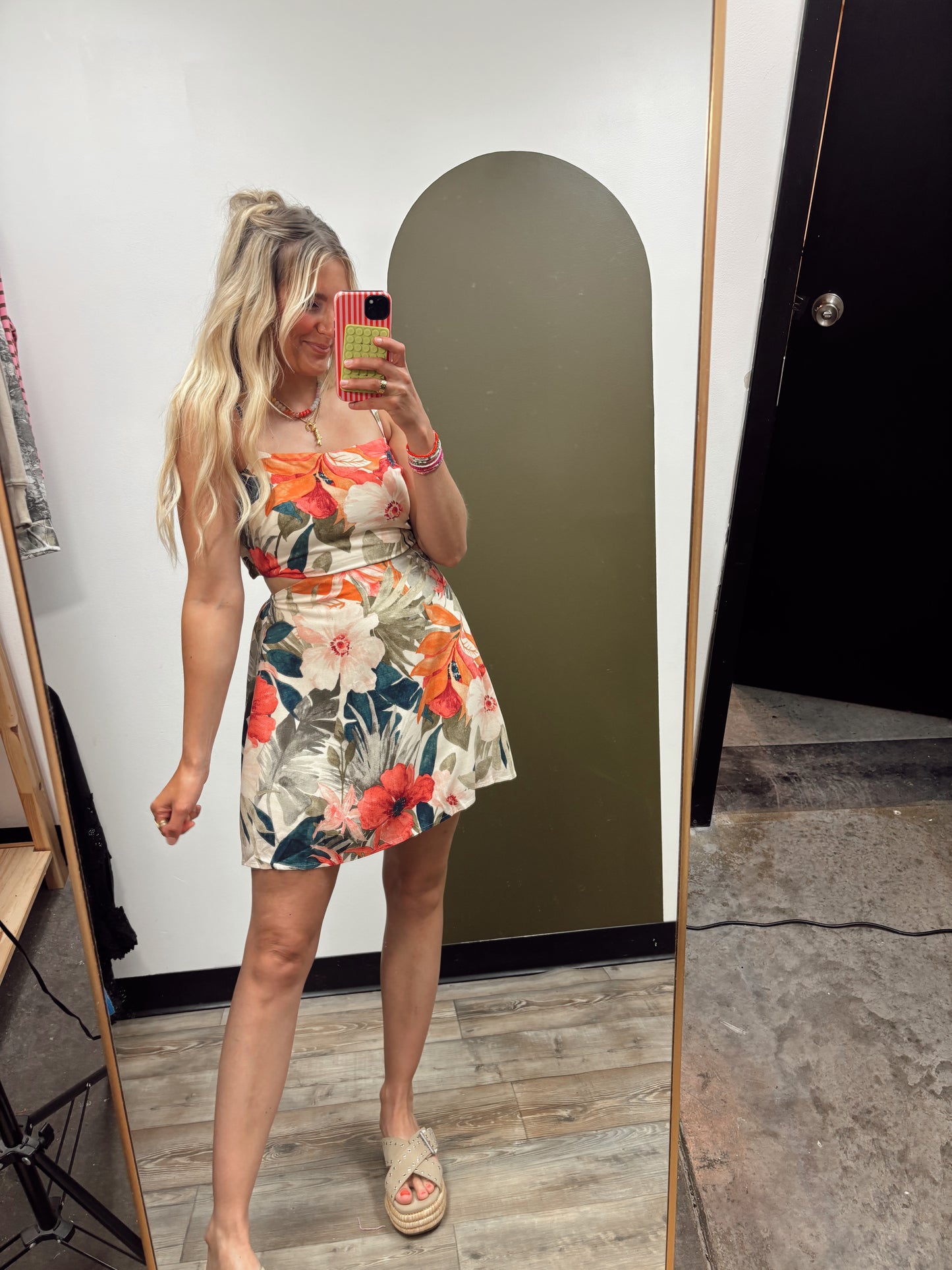 Botanic Tie Back Dress