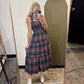 Sloane Plaid Midi Dress