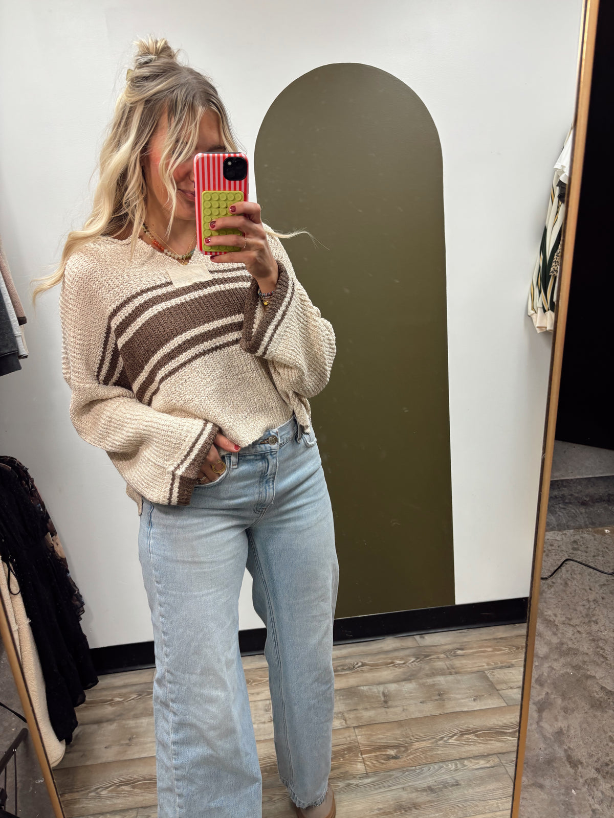 Mainland Slouch Sweater (Brown)