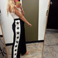 Star Striped Sweatpant (Black)