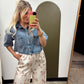 Vivienne Denim Top (Blue)