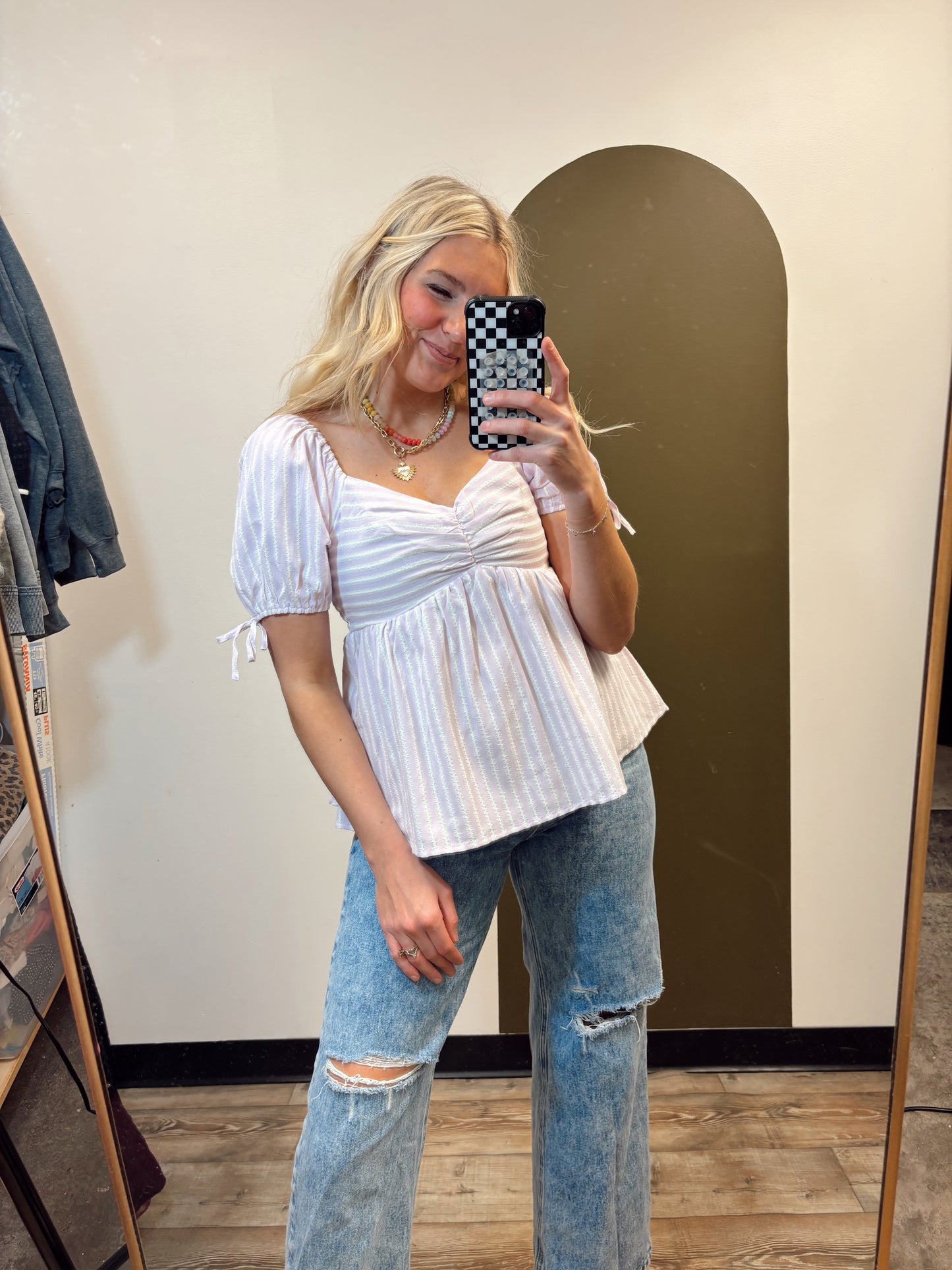 Jessica Sweetheart Top (Lilac)