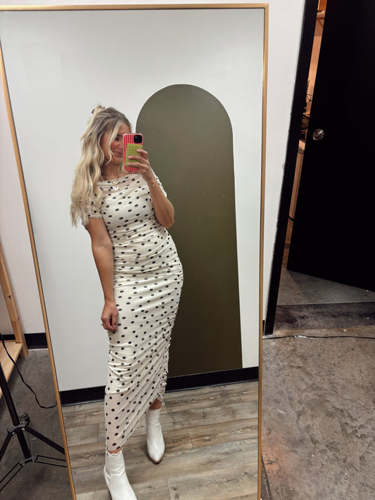 Aria Polka Dot Dress