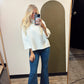 Not So Casual Top (Cream)