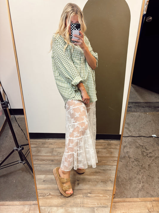 Concert Cutie Lace Layer Maxi