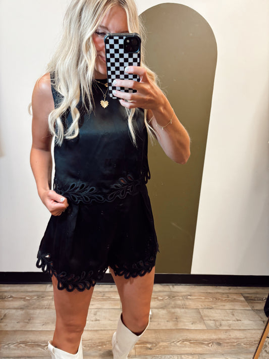 Janine Satin Tank