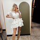 Elaine Eyelet Dress (White)