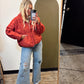 Packable Puffer Jacket (Brick)