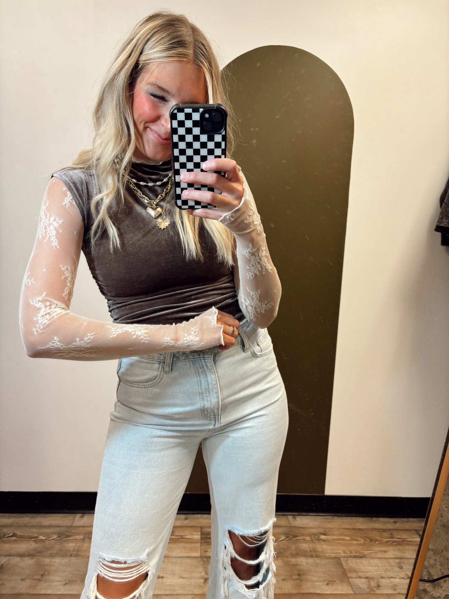 Under The Moonlight Velvet Top