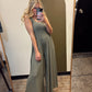 Sky Lounge Jumpsuit (Moss)