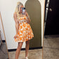 Resort Sun Mini Dress (Tangerine)