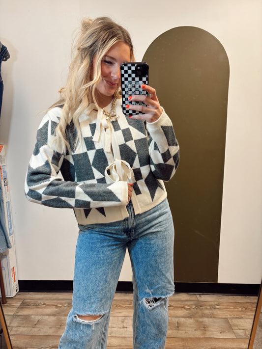 Shape Of You Cardigan (Grey)