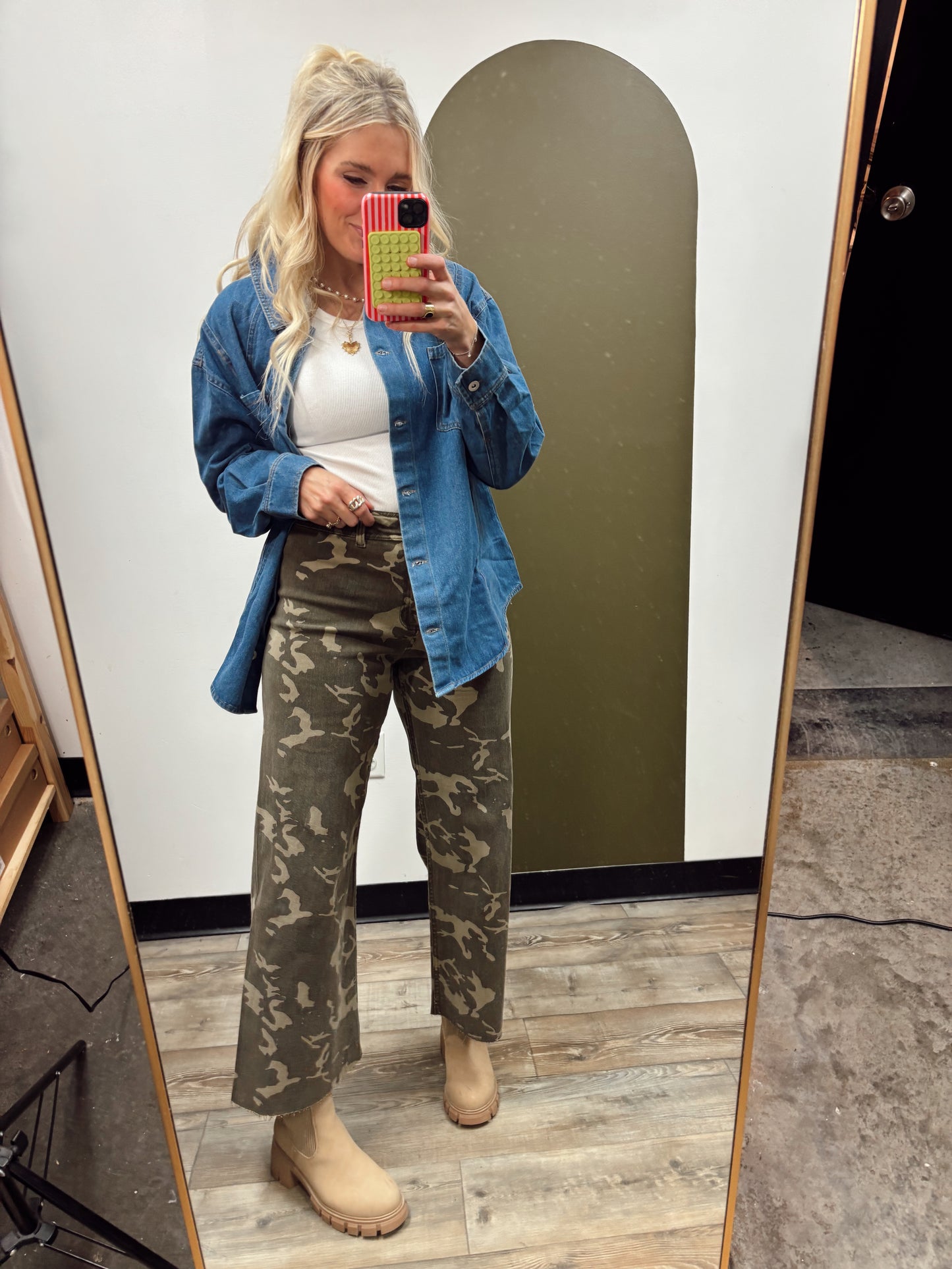 Francesca Denim Shacket