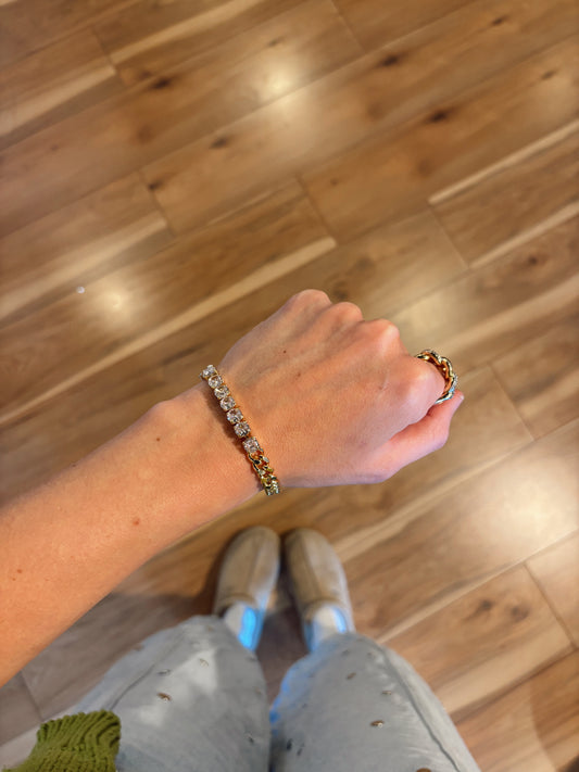 Chic And Glam Chain Bracelet