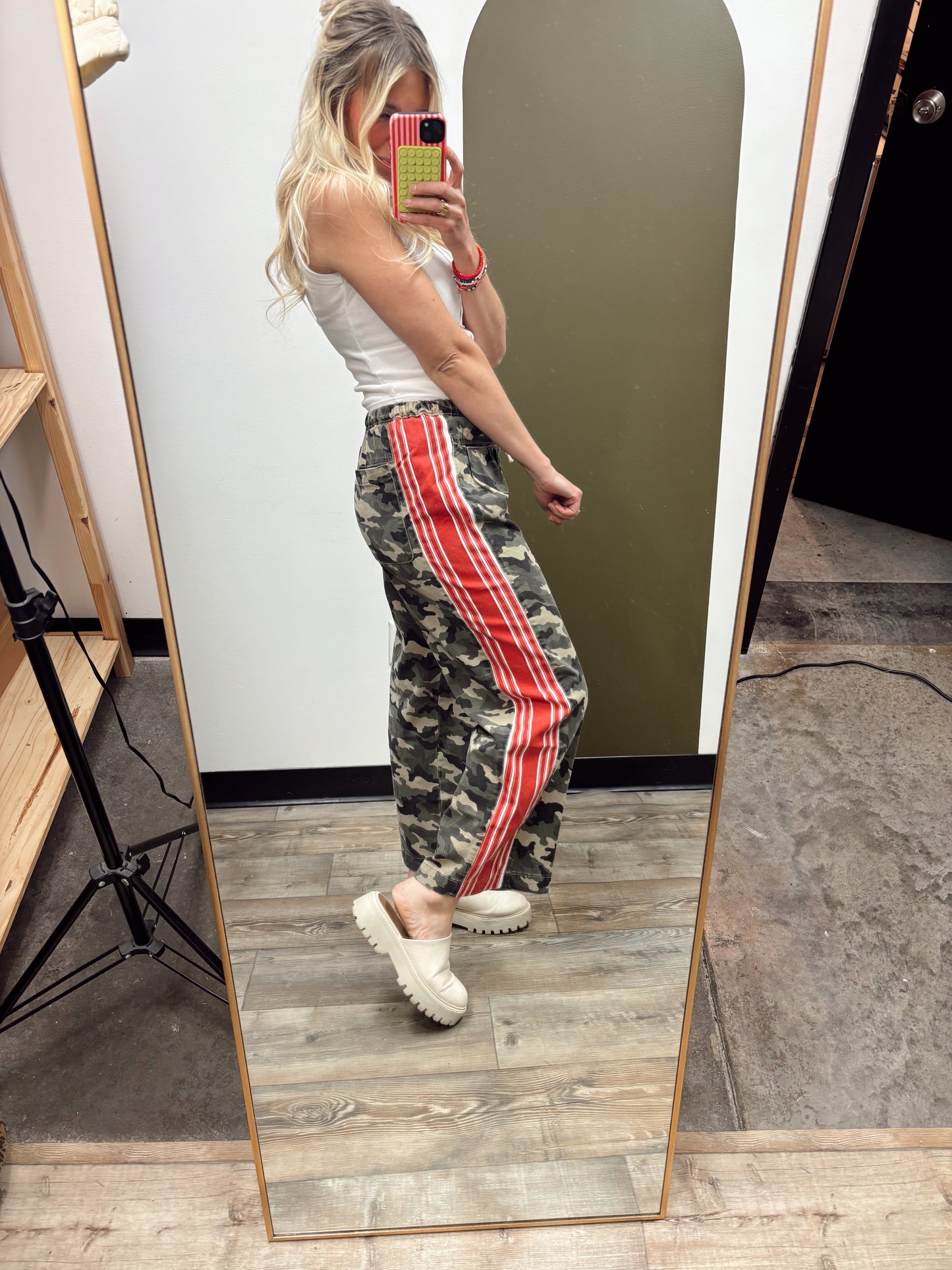 Camo Sport Stripe Pant