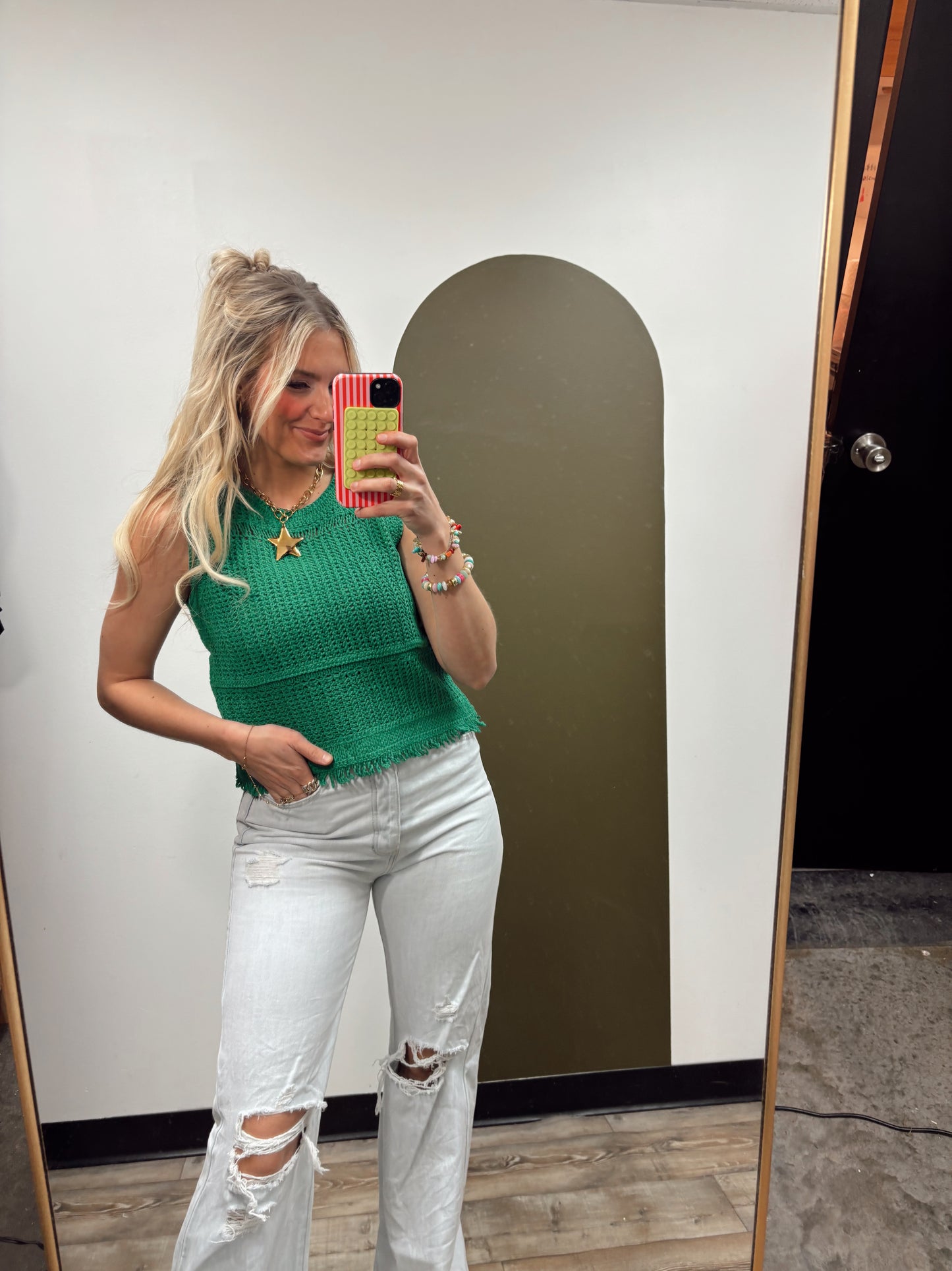 Where To Crochet Tank (Green)