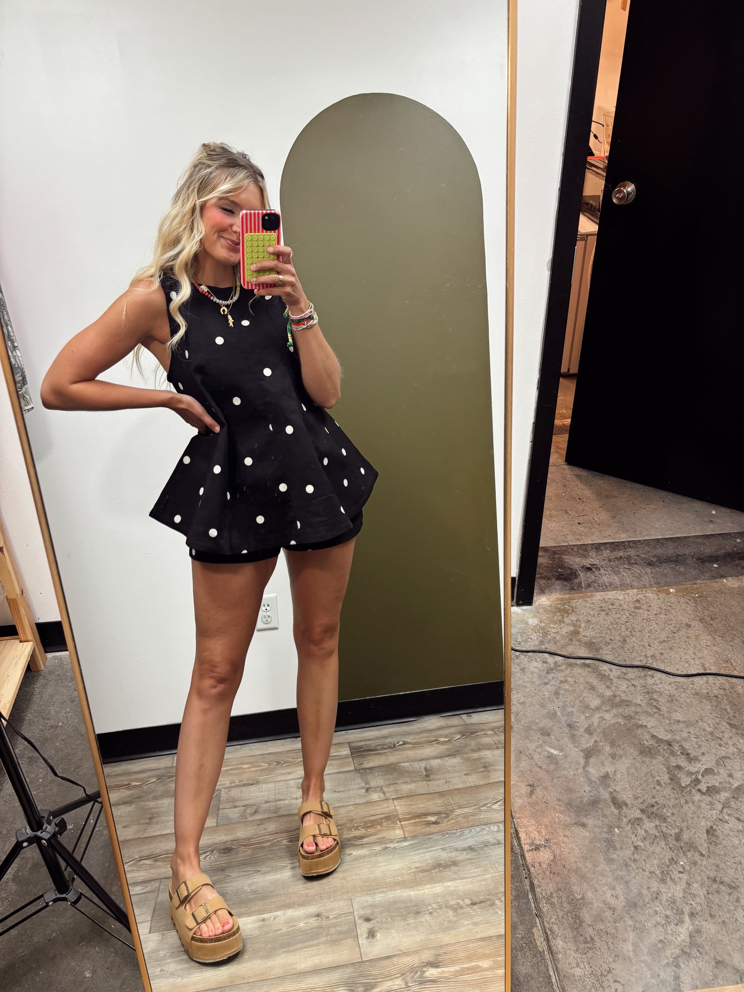 Luna Polka Dot Short Set