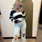 Ruby Contrast Sweater (Ivory)