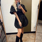 City Button Dress
