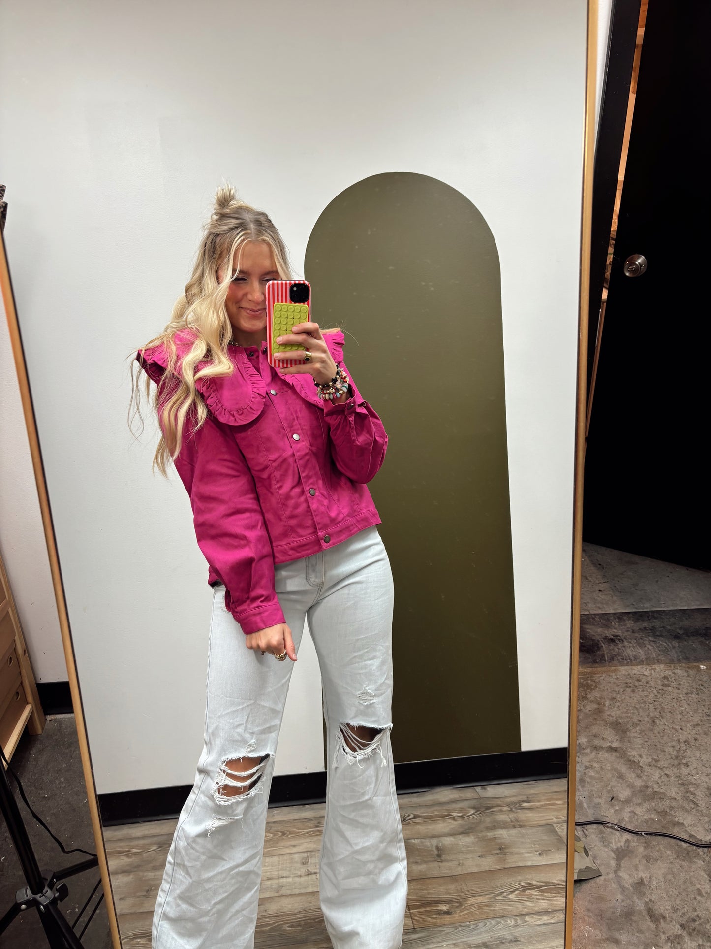 Feminine Dream Jacket (Magenta)