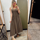 Sienna Maxi Dress (Brown)