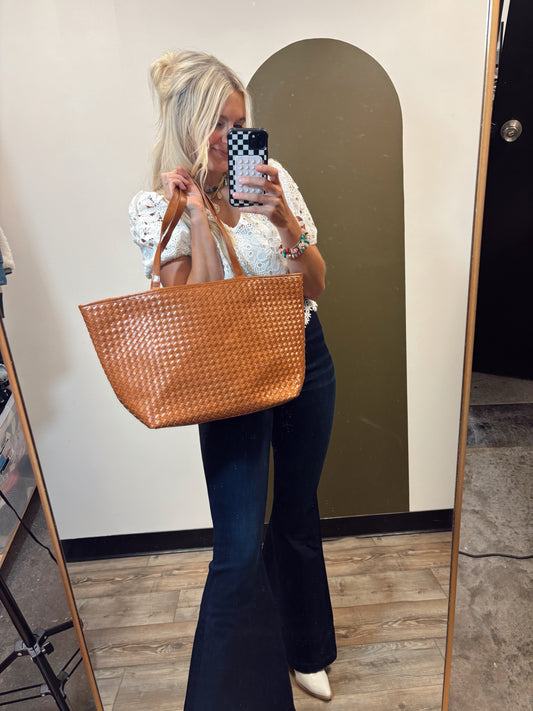 Tiffany Tote Bag (Brown)