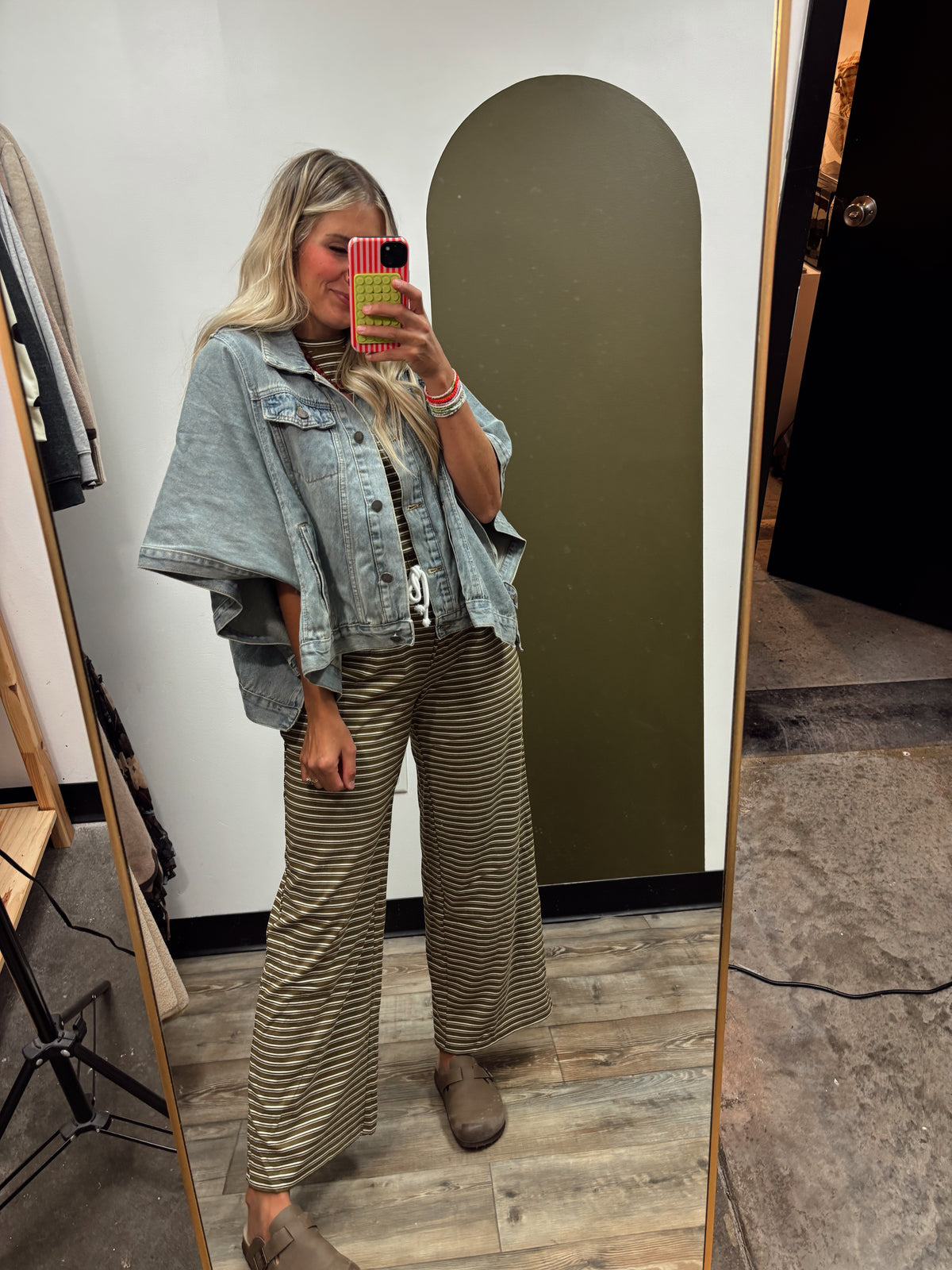 Colleen Cape Denim Jacket