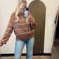 Scottie Stripe Sweater (Camel)