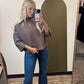 Not So Casual Top (Chocolate)