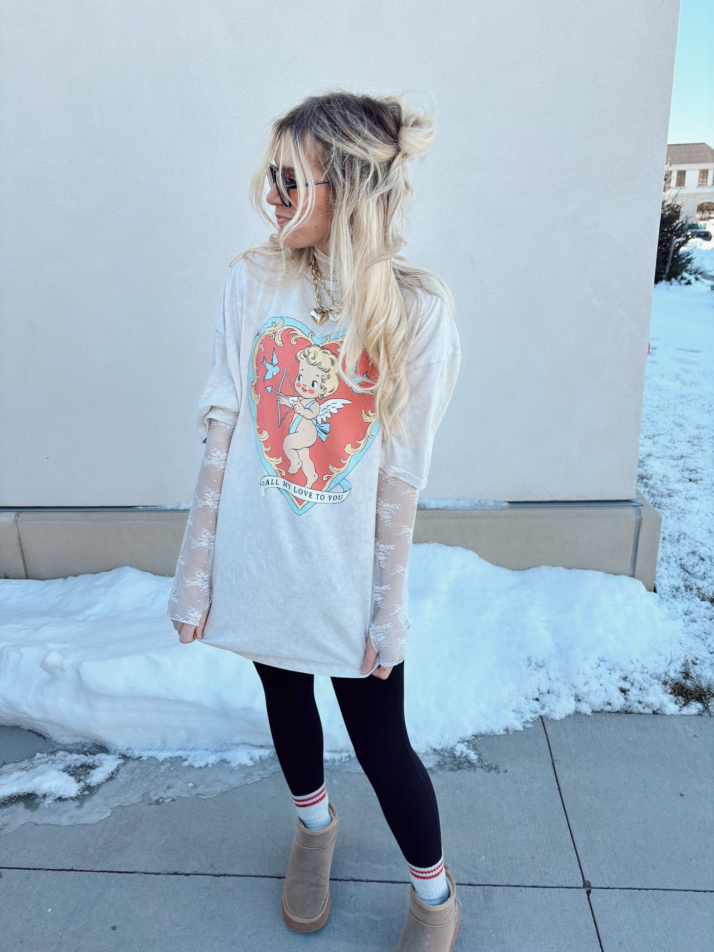 All My Love Graphic Top
