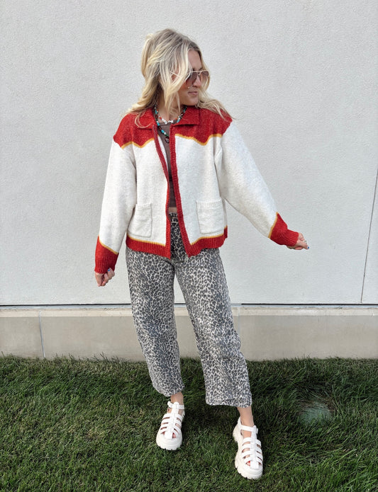 Lasso Lucy Zip Sweater