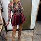 Hope Sheer Floral Top (Black)