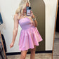 Dede Strapless Dress (Pink)