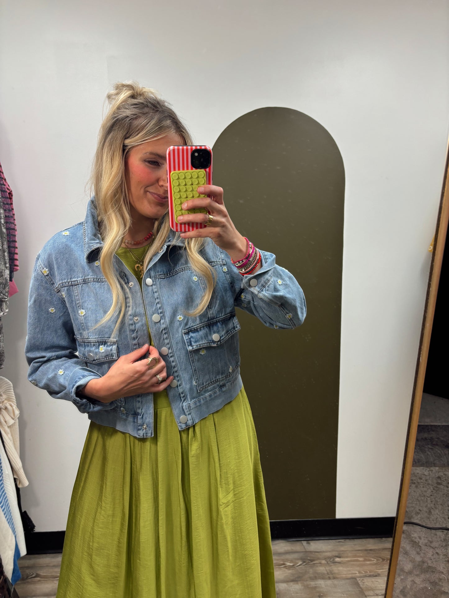 Denim Daisy Jacket