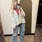 Anais Cable Knit Cardy (Cream)
