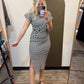Marisa Stripe Midi Dress