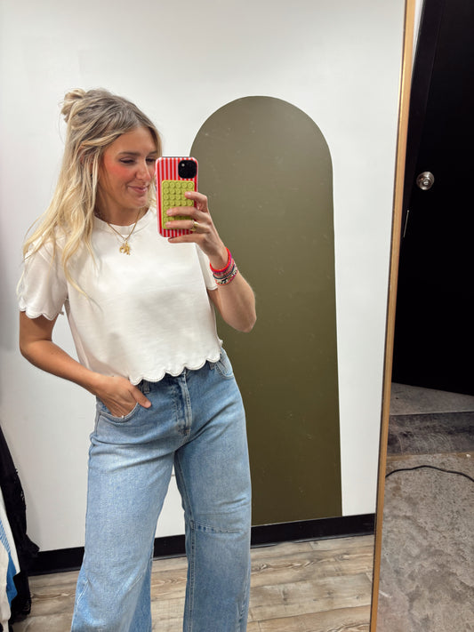 Rhinestone Tulip Tee