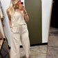 On The Road Again Set (Oatmeal Stripe)